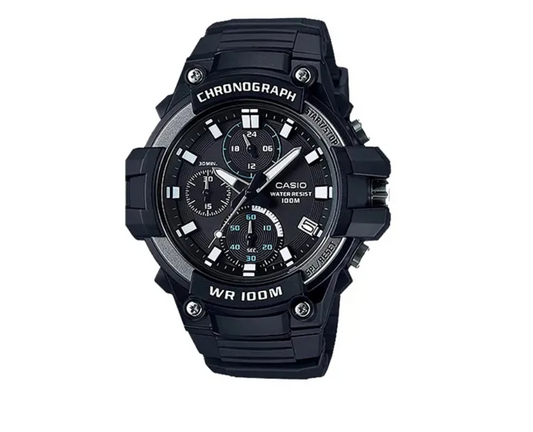 Casio Chronographe MTP-1374D Noir intégral